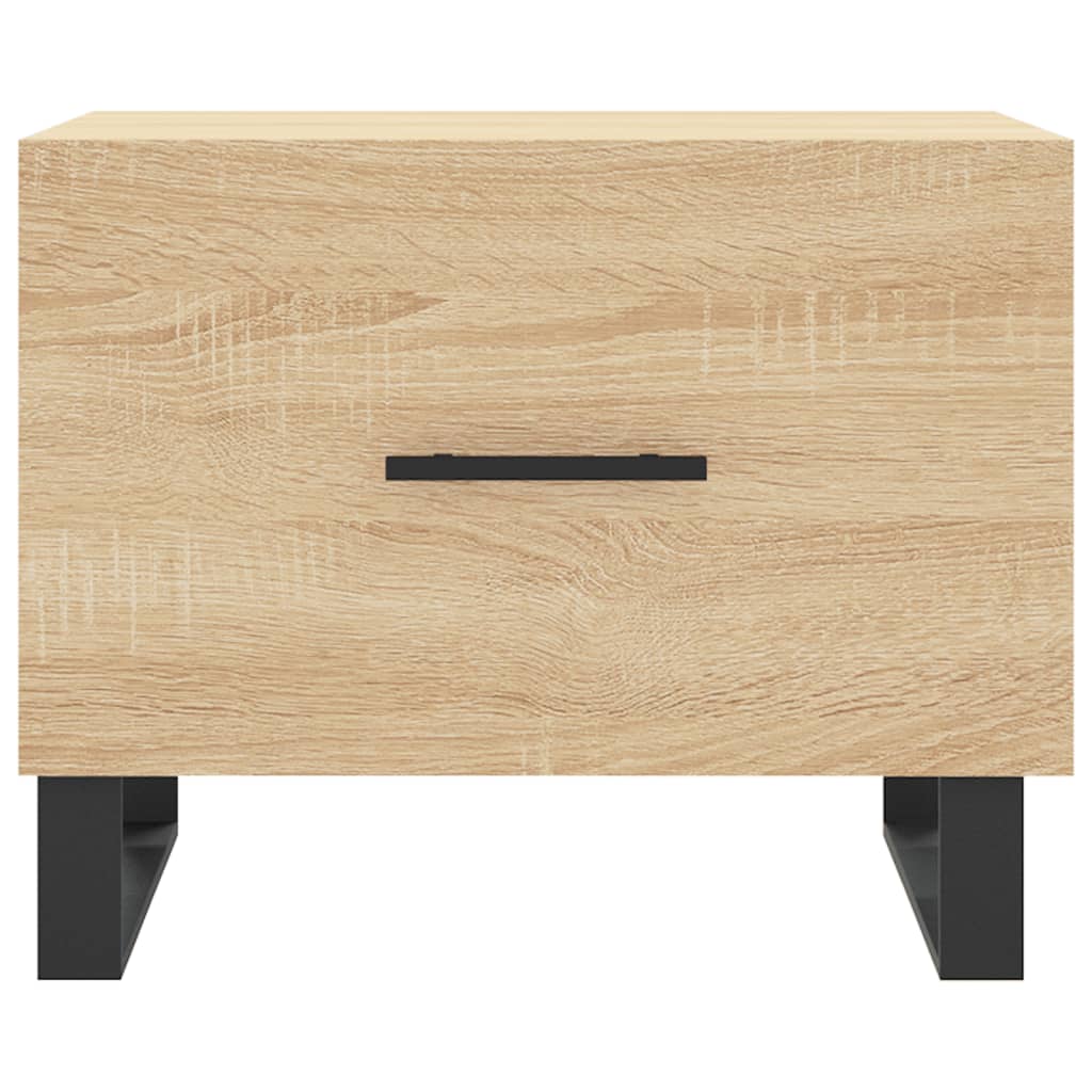 Coffee Tables 2 pcs Sonoma Oak 50x50x40 cm Engineered Wood