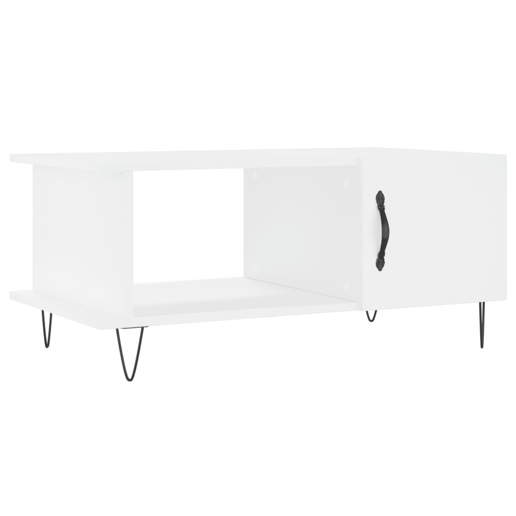Coffee Table White 90x50x40 cm Engineered Wood