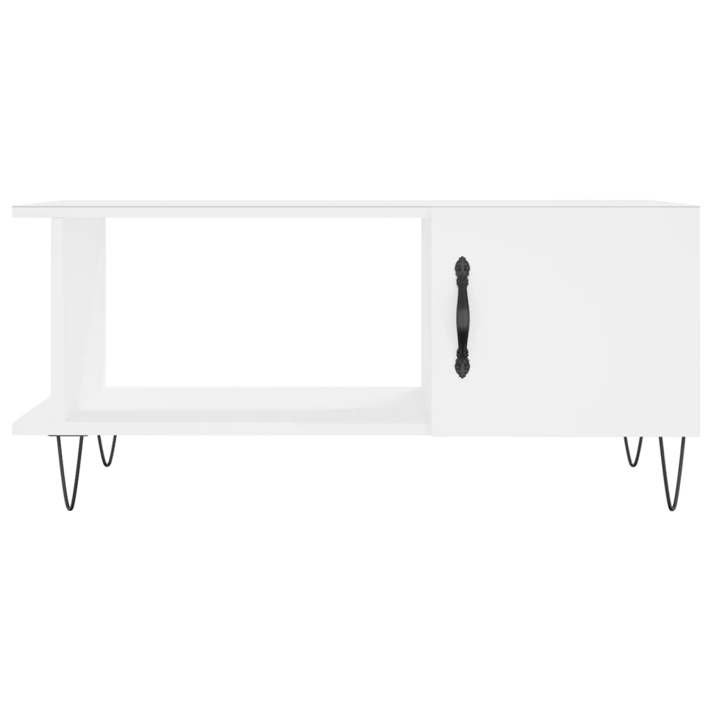 Coffee Table White 90x50x40 cm Engineered Wood