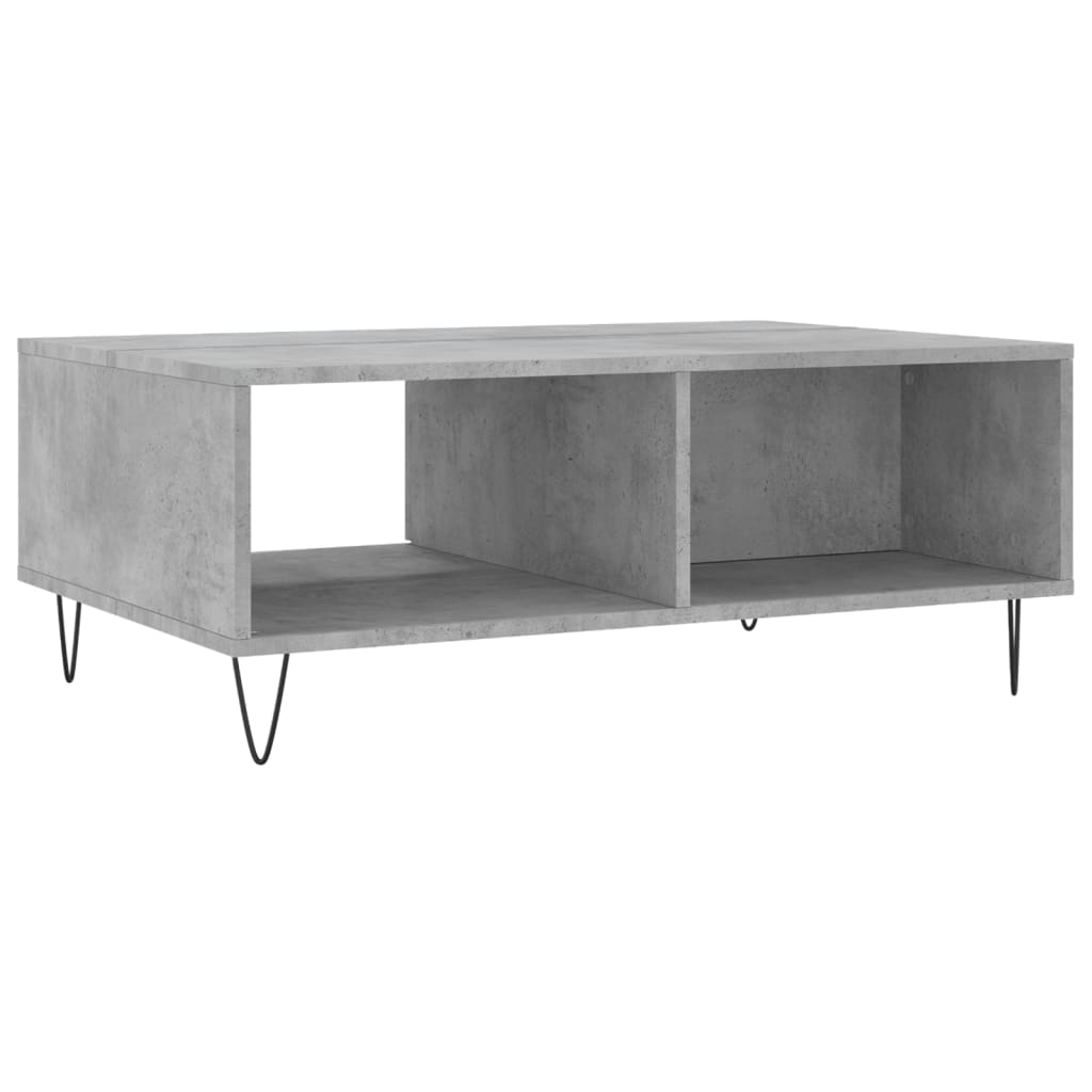 Coffee Table Concrete Grey 90x60x35 cm Engineered Wood