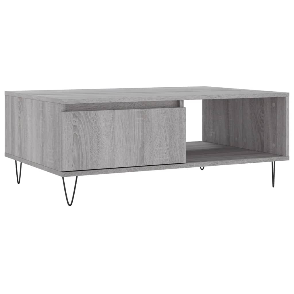 Coffee Table Grey Sonoma 90x60x35 cm Engineered Wood