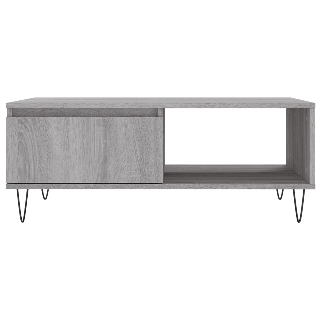 Coffee Table Grey Sonoma 90x60x35 cm Engineered Wood