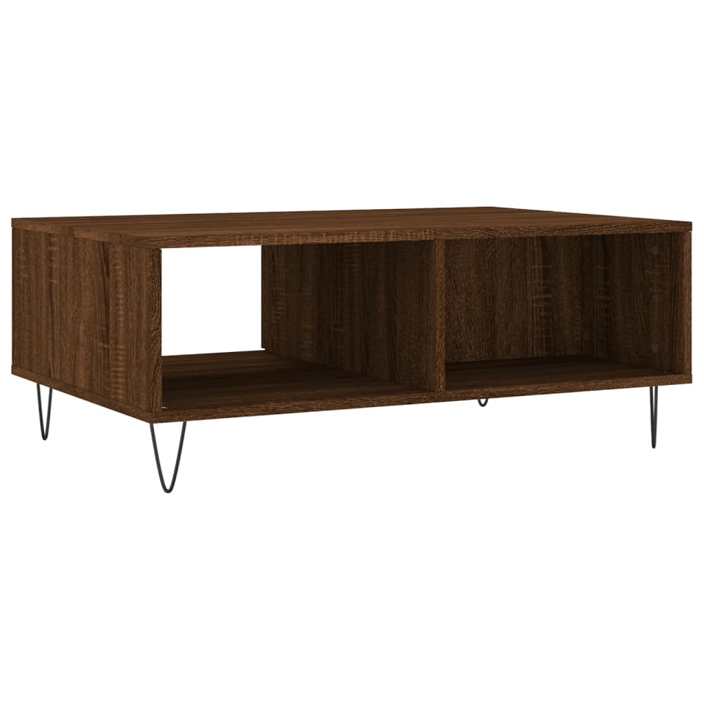 Coffee Table Brown Oak 90x60x35 cm Engineered Wood