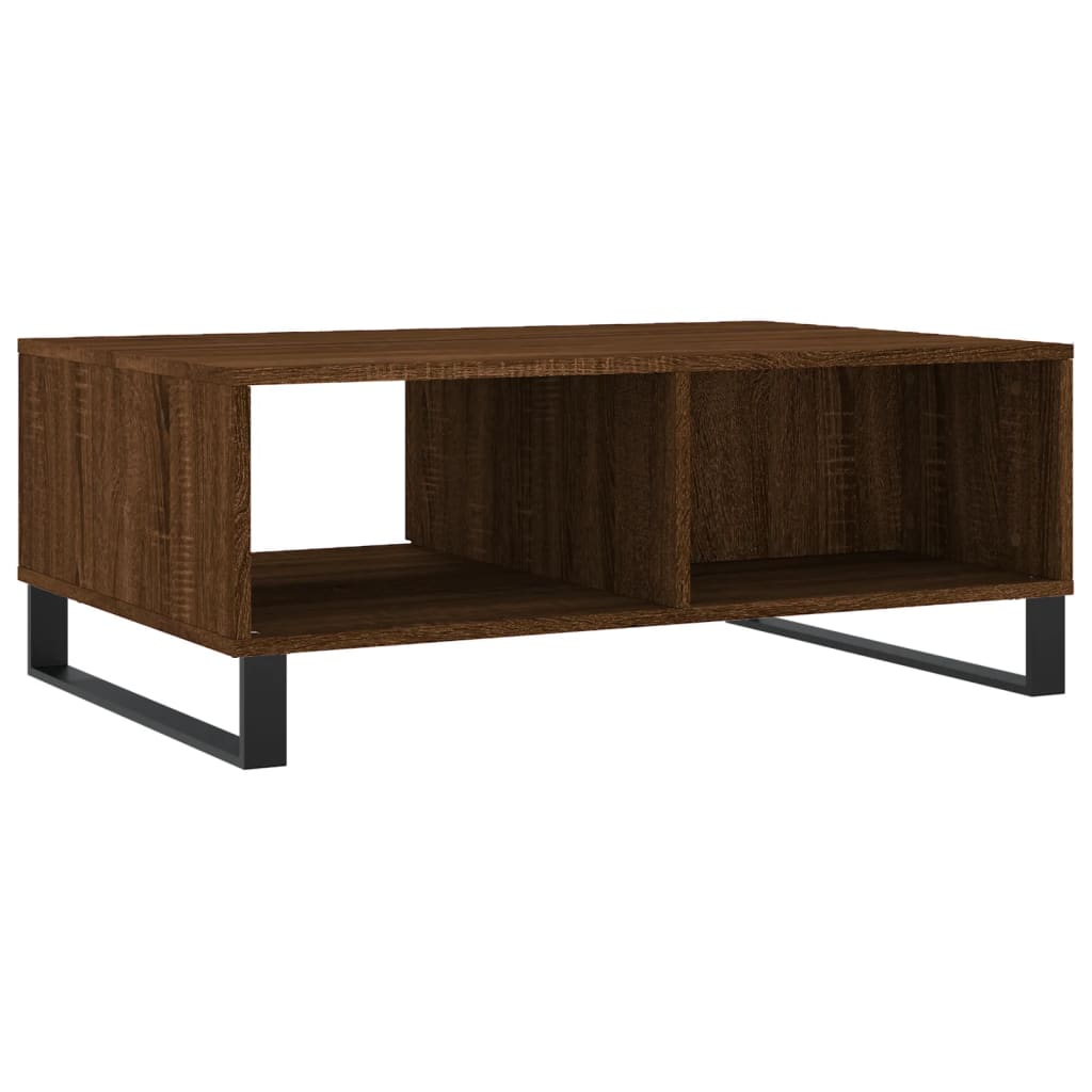 Coffee Table Brown Oak 90x60x35 cm Engineered Wood