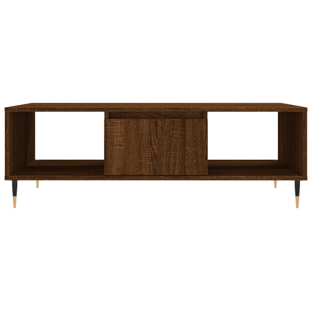 Coffee Table Brown Oak 104x60x35 cm Engineered Wood