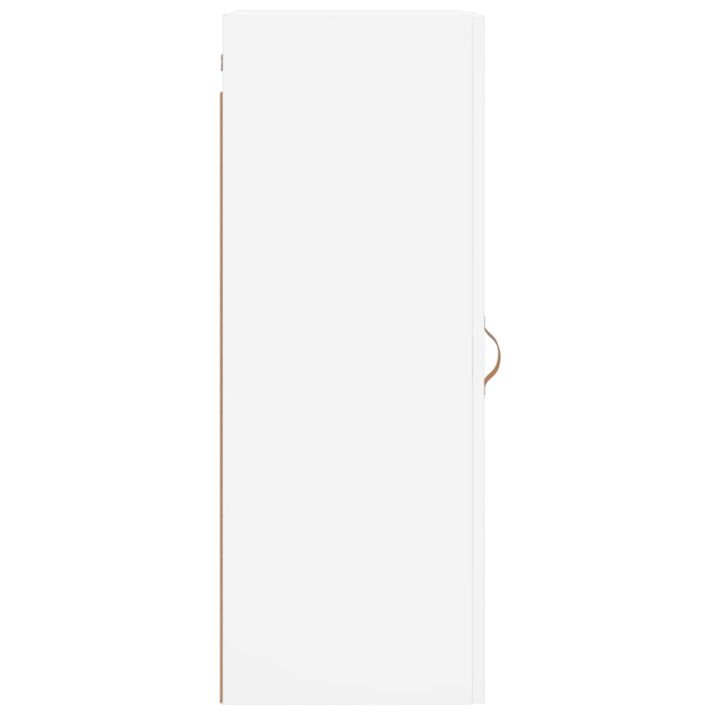 Wall Mounted Cabinet White 34.5x34x90 cm