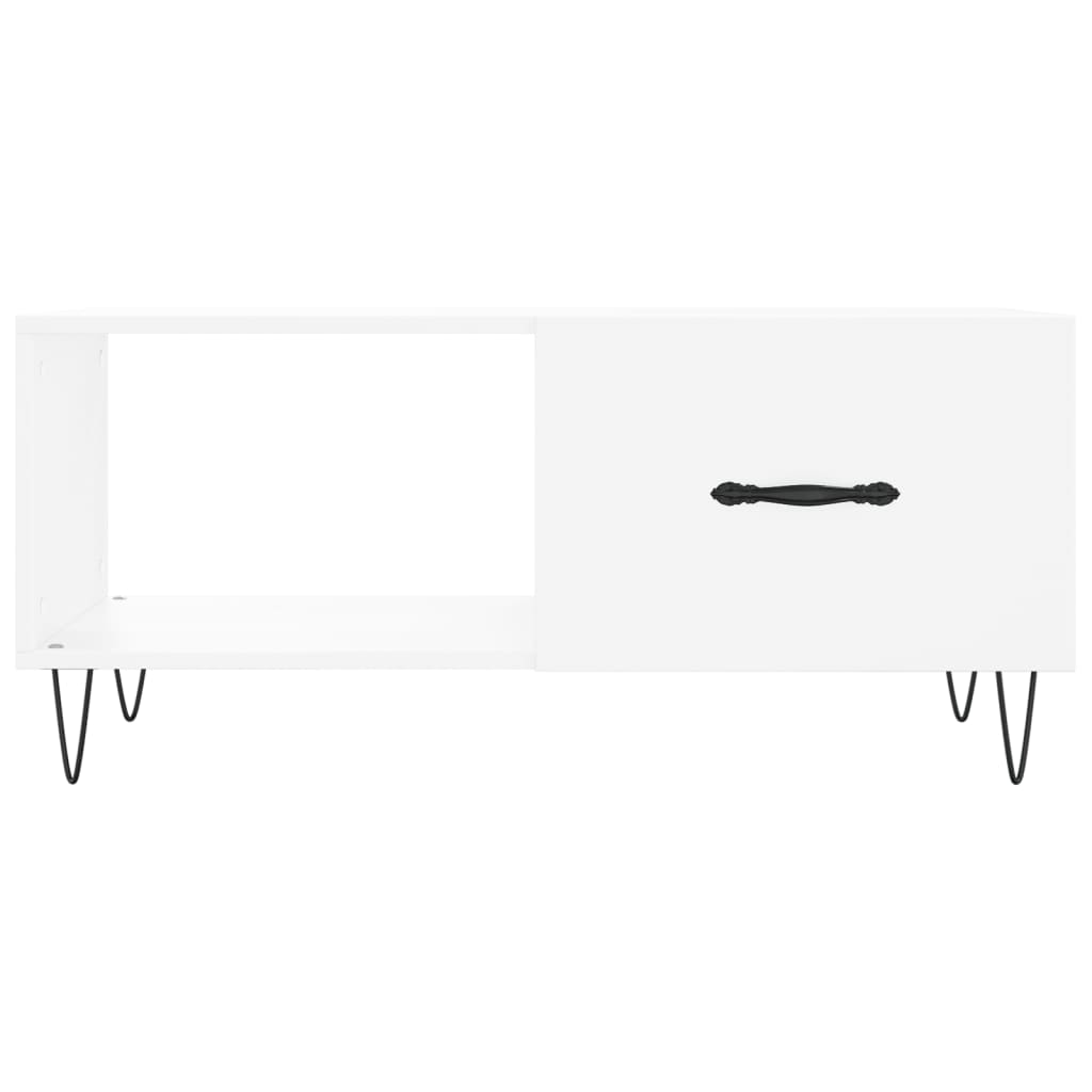 Coffee Table White 90x50x40 cm Engineered Wood