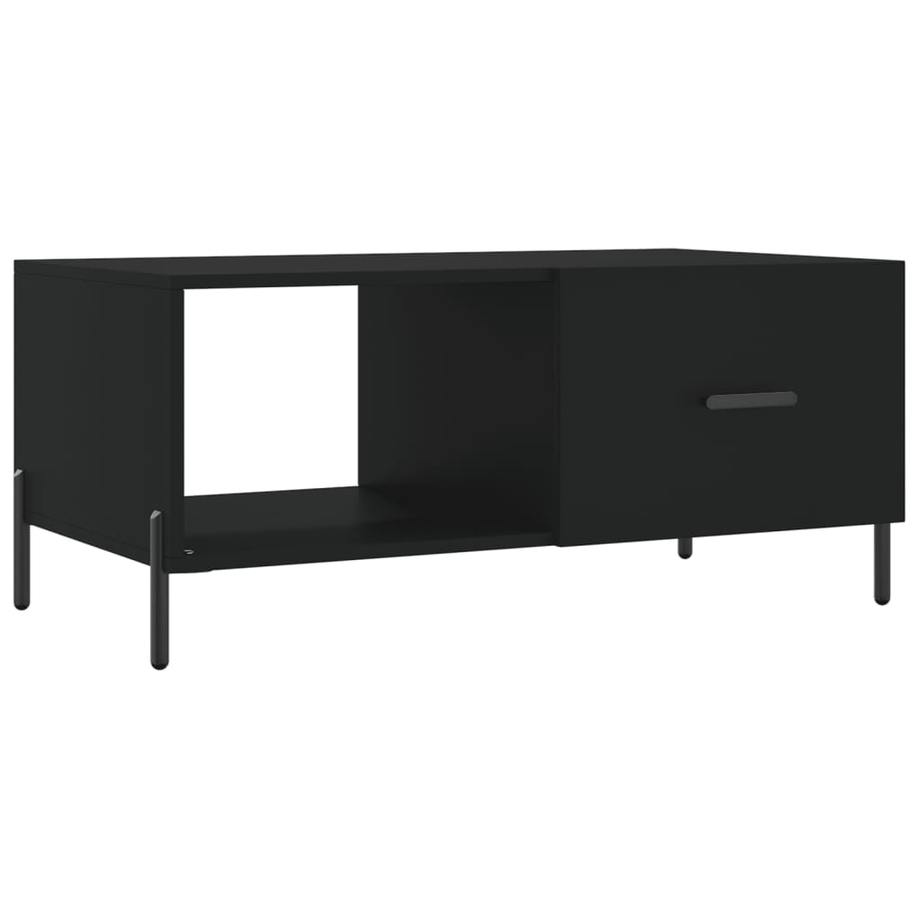 Coffee Table Black 90x50x40 cm Engineered Wood