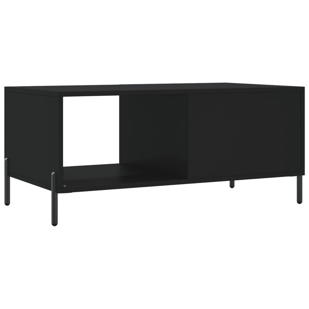 Coffee Table Black 90x50x40 cm Engineered Wood