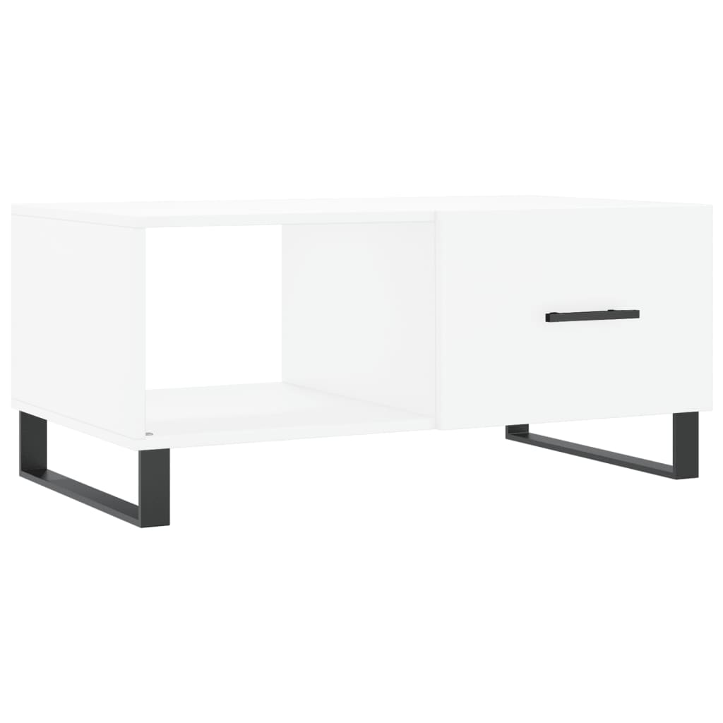 Coffee Table White 90x50x40 cm Engineered Wood