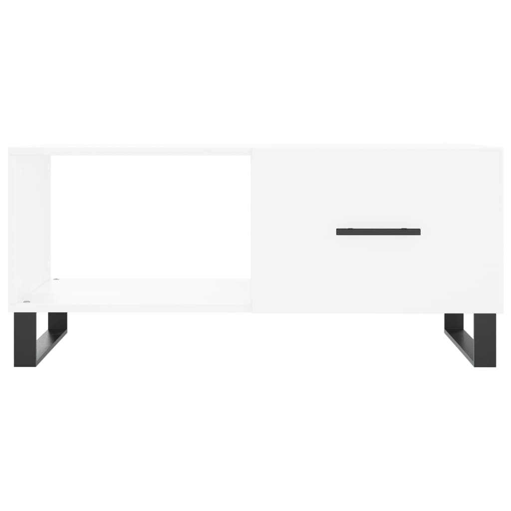 Coffee Table White 90x50x40 cm Engineered Wood
