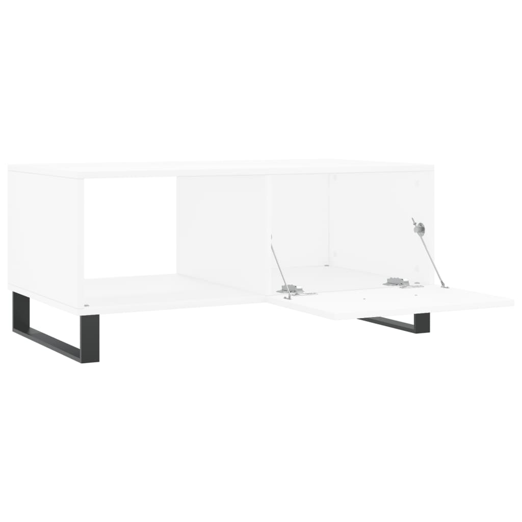 Coffee Table White 90x50x40 cm Engineered Wood