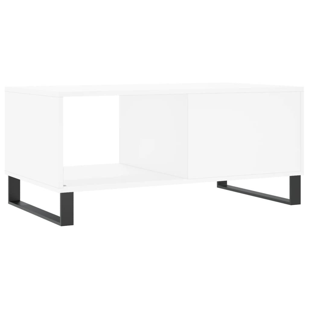 Coffee Table White 90x50x40 cm Engineered Wood