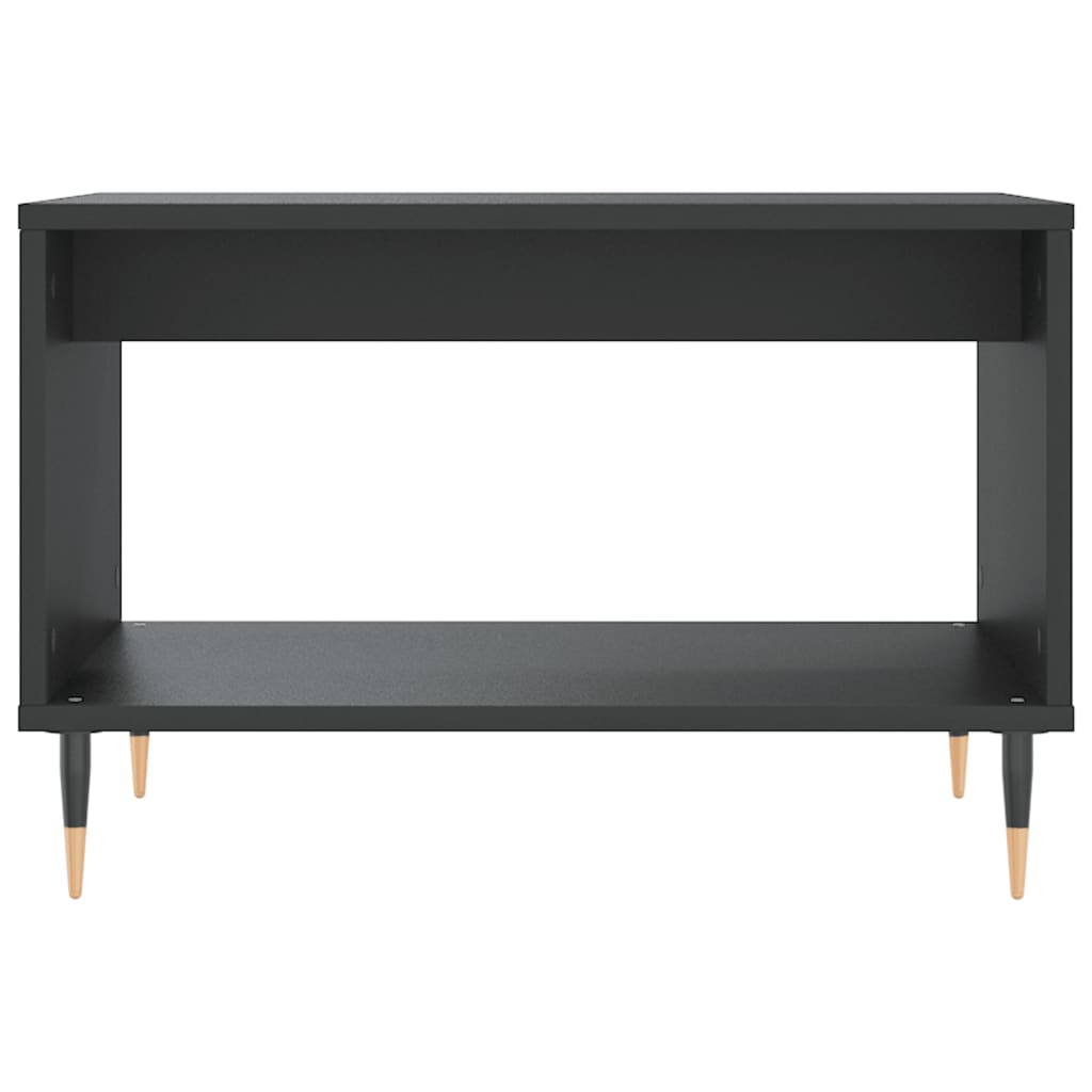 Coffee Table Black 60x50x40 cm Engineered Wood