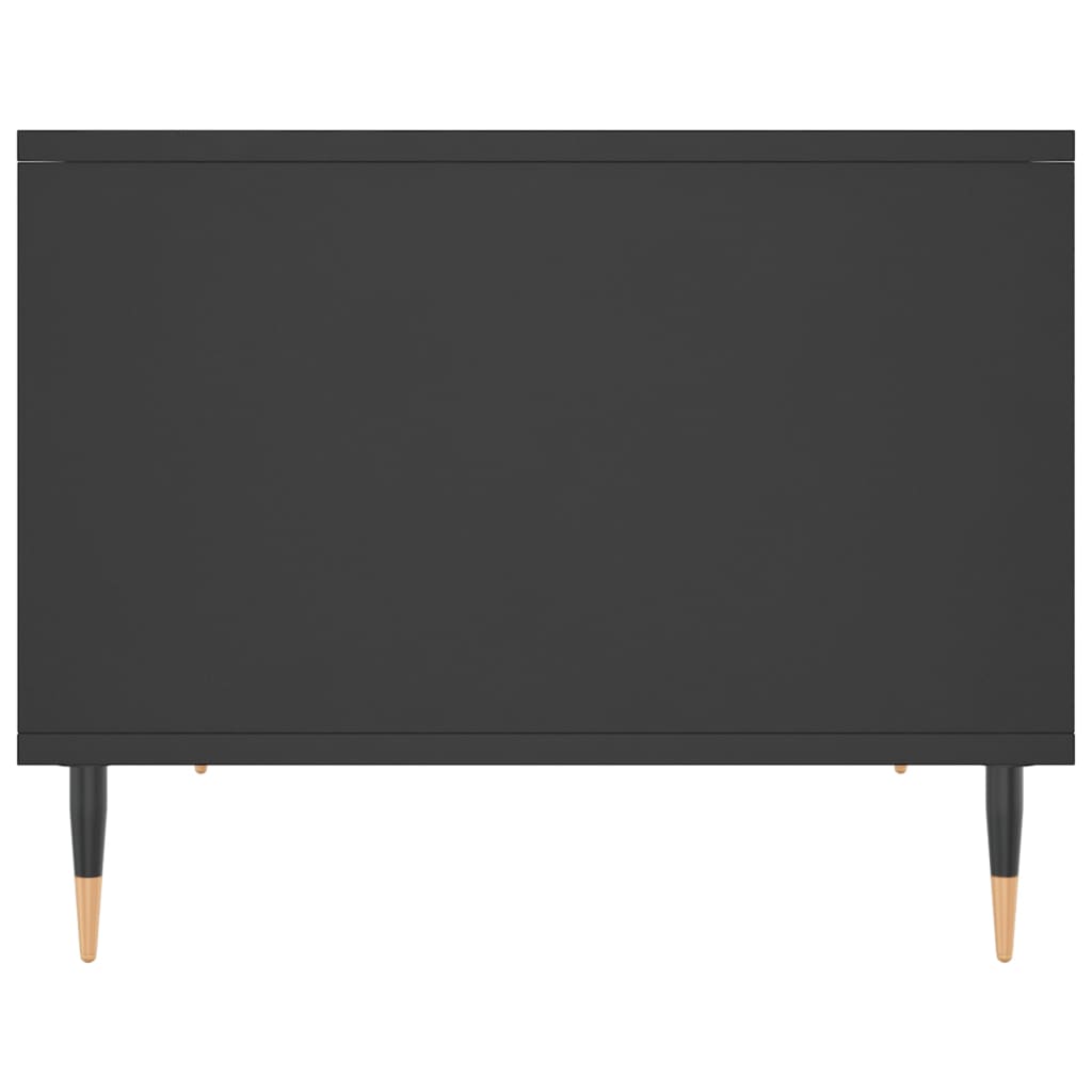 Coffee Table Black 60x50x40 cm Engineered Wood