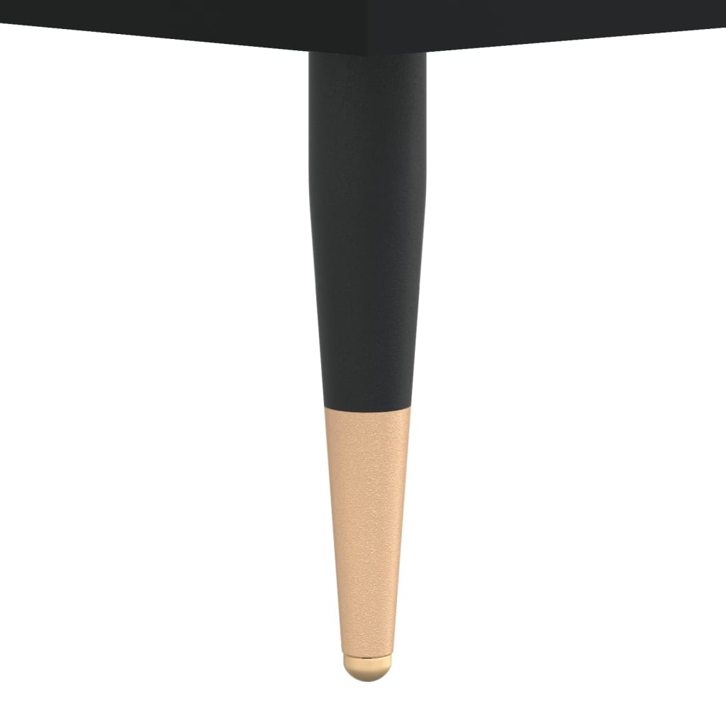 Coffee Table Black 60x50x40 cm Engineered Wood