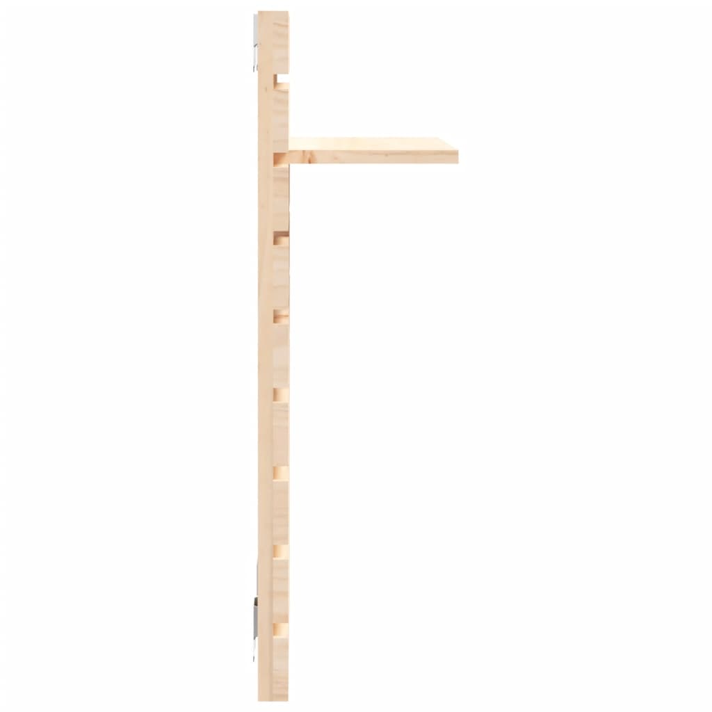 Wall-mounted Bedside Shelves 2 pcs Solid Wood Pine