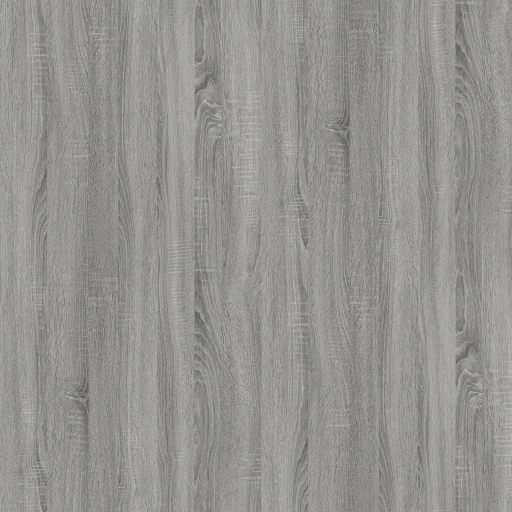 4-Tier Book Cabinet Grey Sonoma 40x24x143 cm Engineered Wood