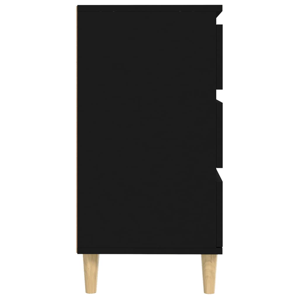 Sideboard Black 60x35x70 cm Engineered Wood