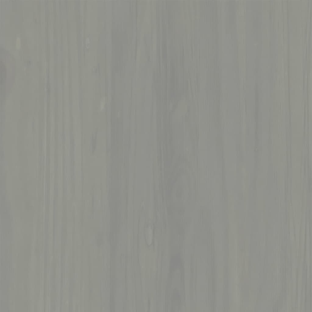 Shoe Bench VIGO Grey 106x35x45 cm Solid Wood Pine