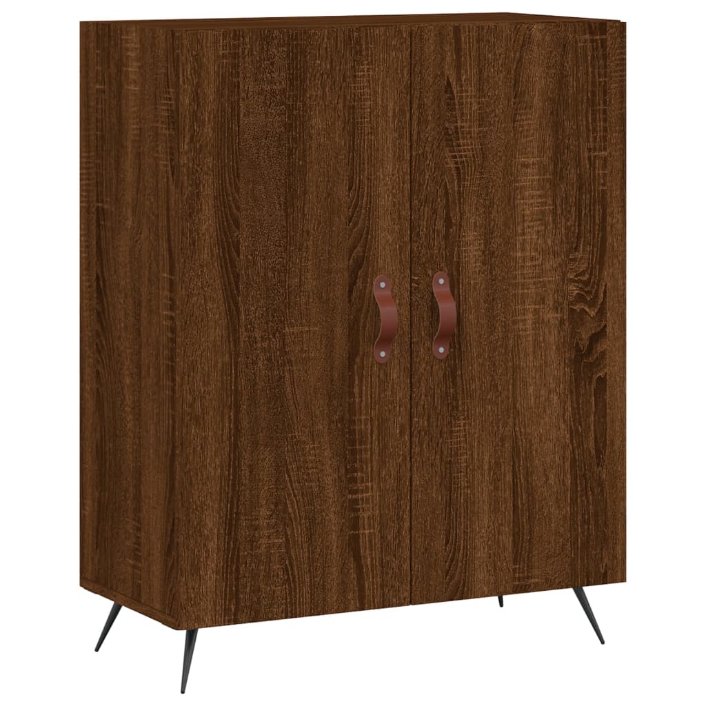 Sideboard Brown Oak 69.5x34x90 cm Engineered Wood