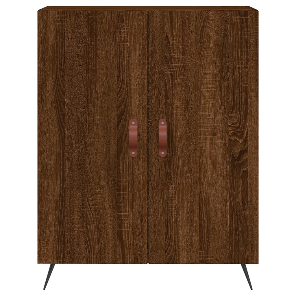 Sideboard Brown Oak 69.5x34x90 cm Engineered Wood