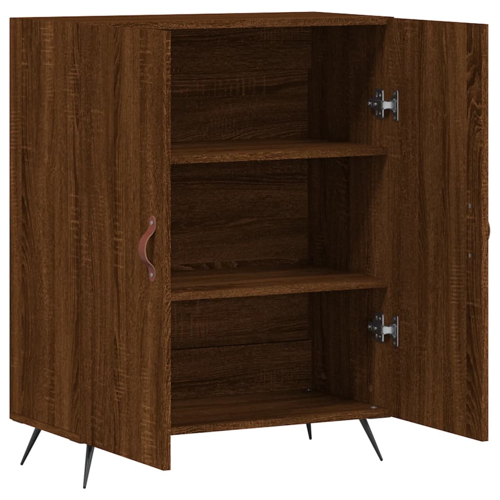 Sideboard Brown Oak 69.5x34x90 cm Engineered Wood