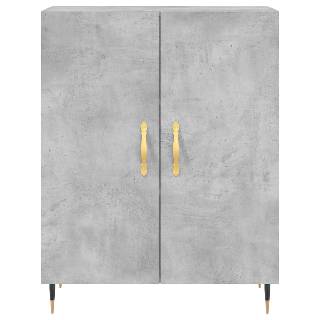 Sideboard Concrete Grey 69.5x34x90 cm Engineered Wood