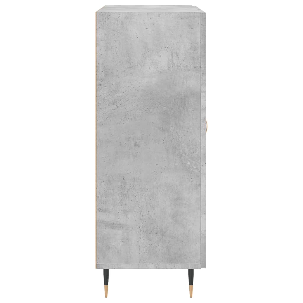 Sideboard Concrete Grey 69.5x34x90 cm Engineered Wood