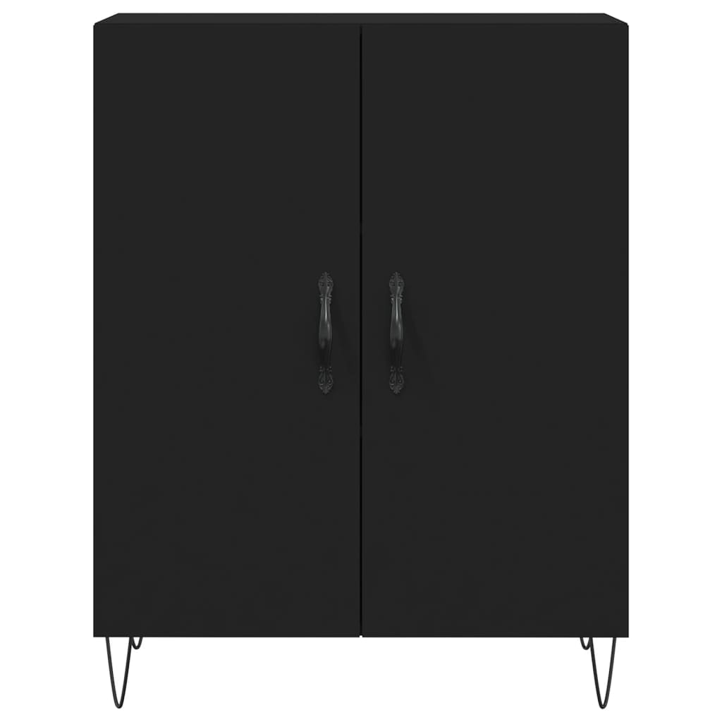 Sideboard Black 69.5x34x90 cm Engineered Wood