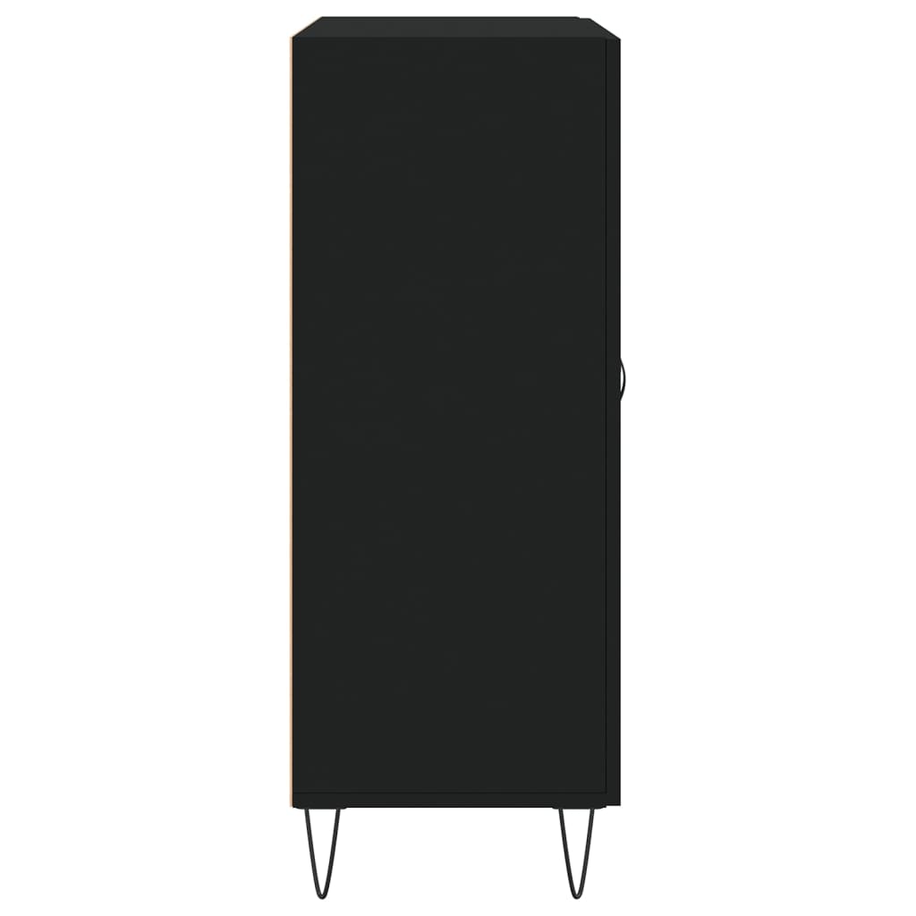 Sideboard Black 69.5x34x90 cm Engineered Wood