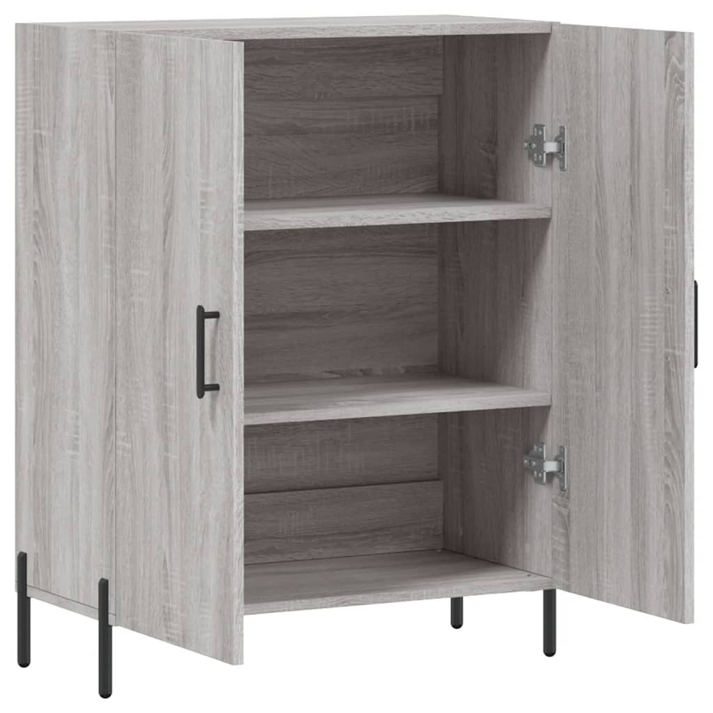 Sideboard Grey Sonoma 69.5x34x90 cm Engineered Wood