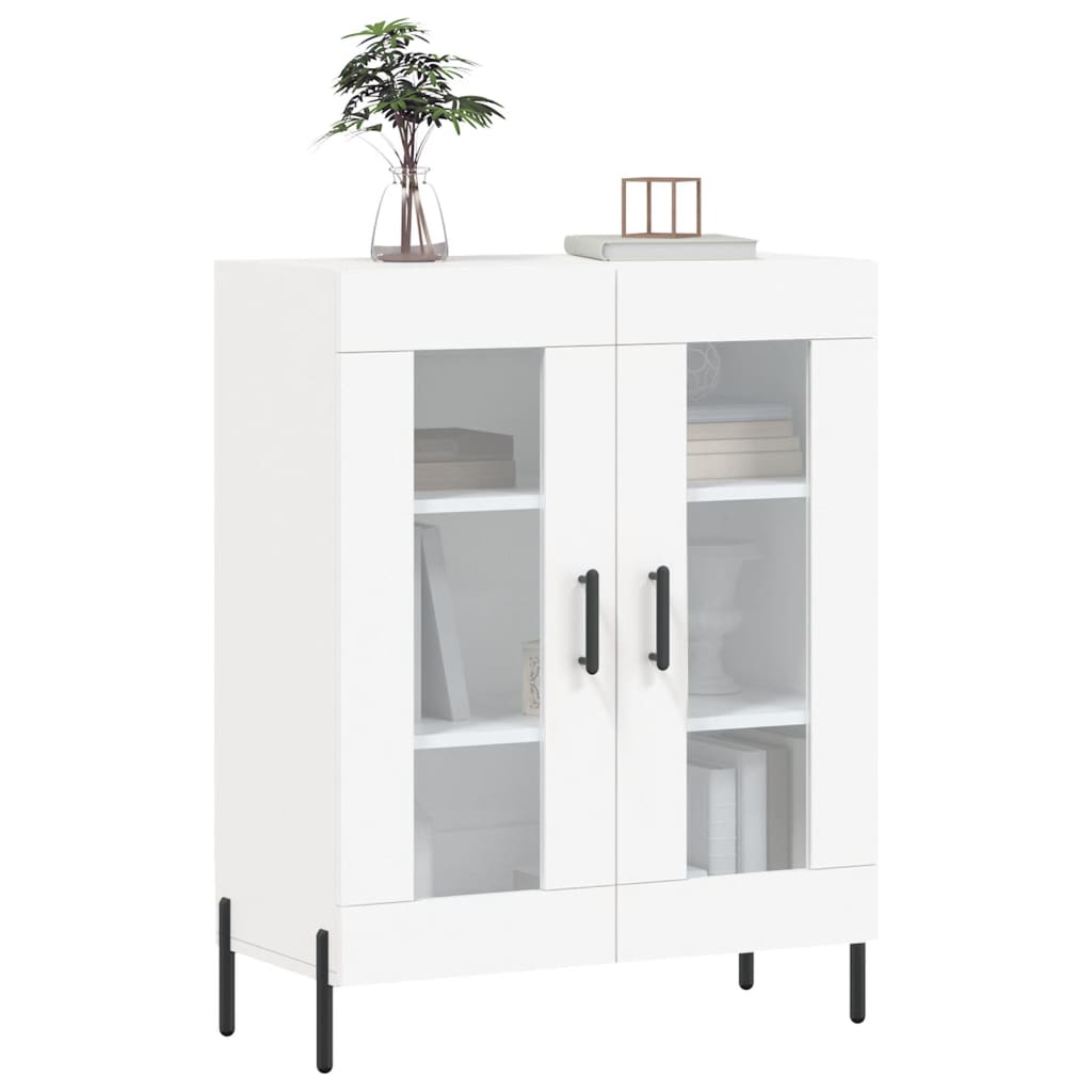 Sideboard White 69.5x34x90 cm Engineered Wood