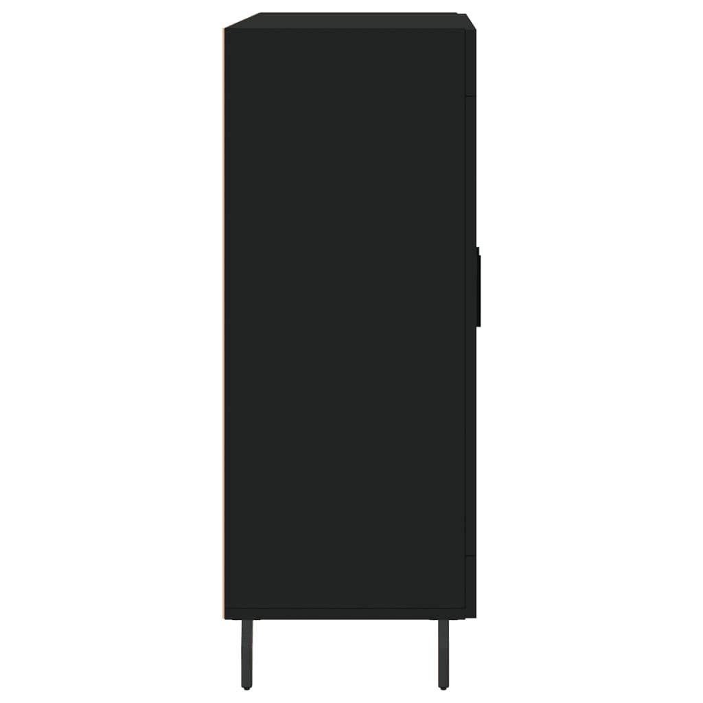 Sideboard Black 69.5x34x90 cm Engineered Wood