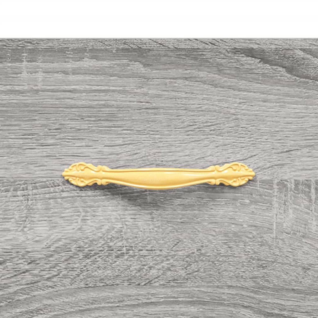 Sideboard Grey Sonoma 69.5x34x90 cm Engineered Wood