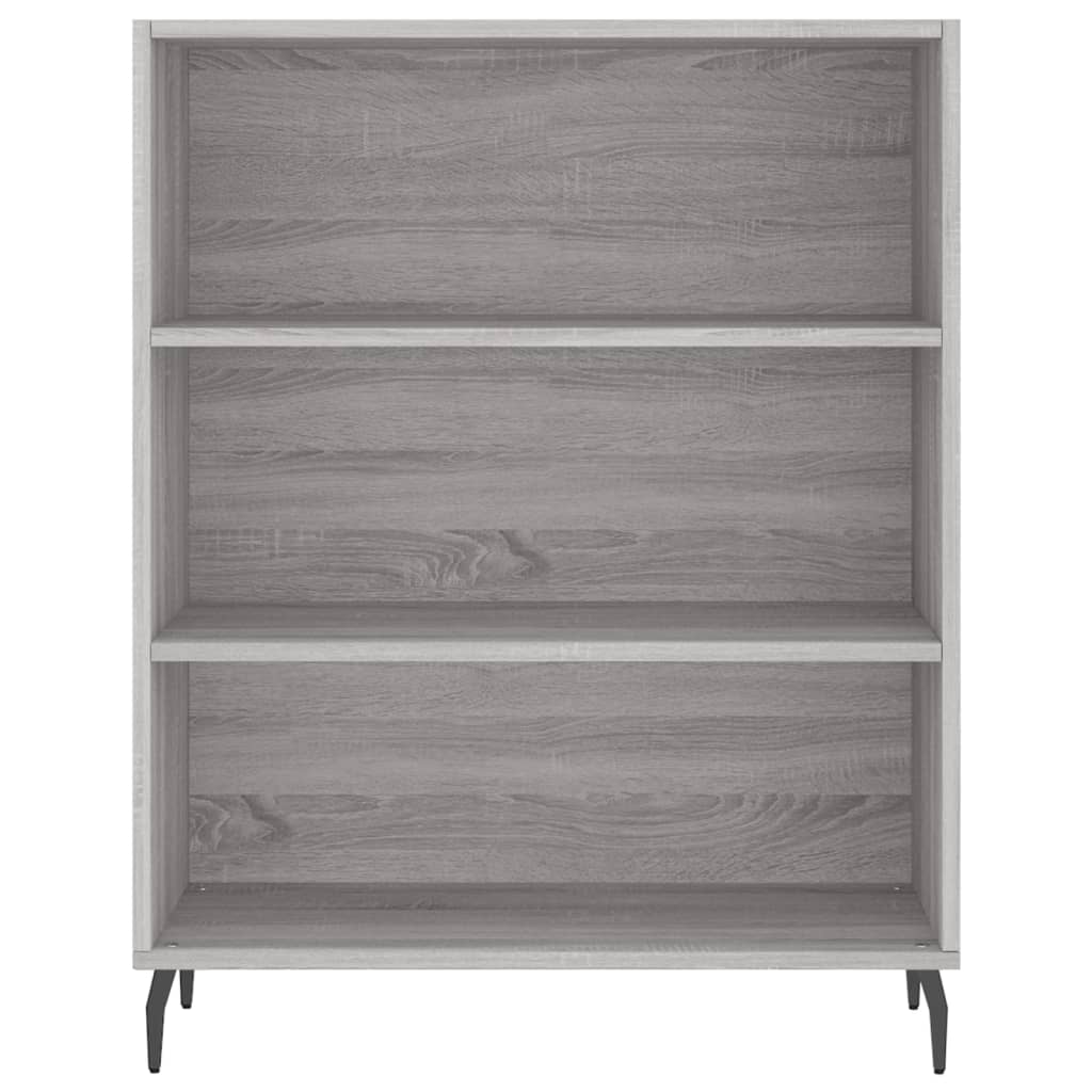 Shelf Cabinet Grey Sonoma 69.5x32.5x90 cm Engineered Wood