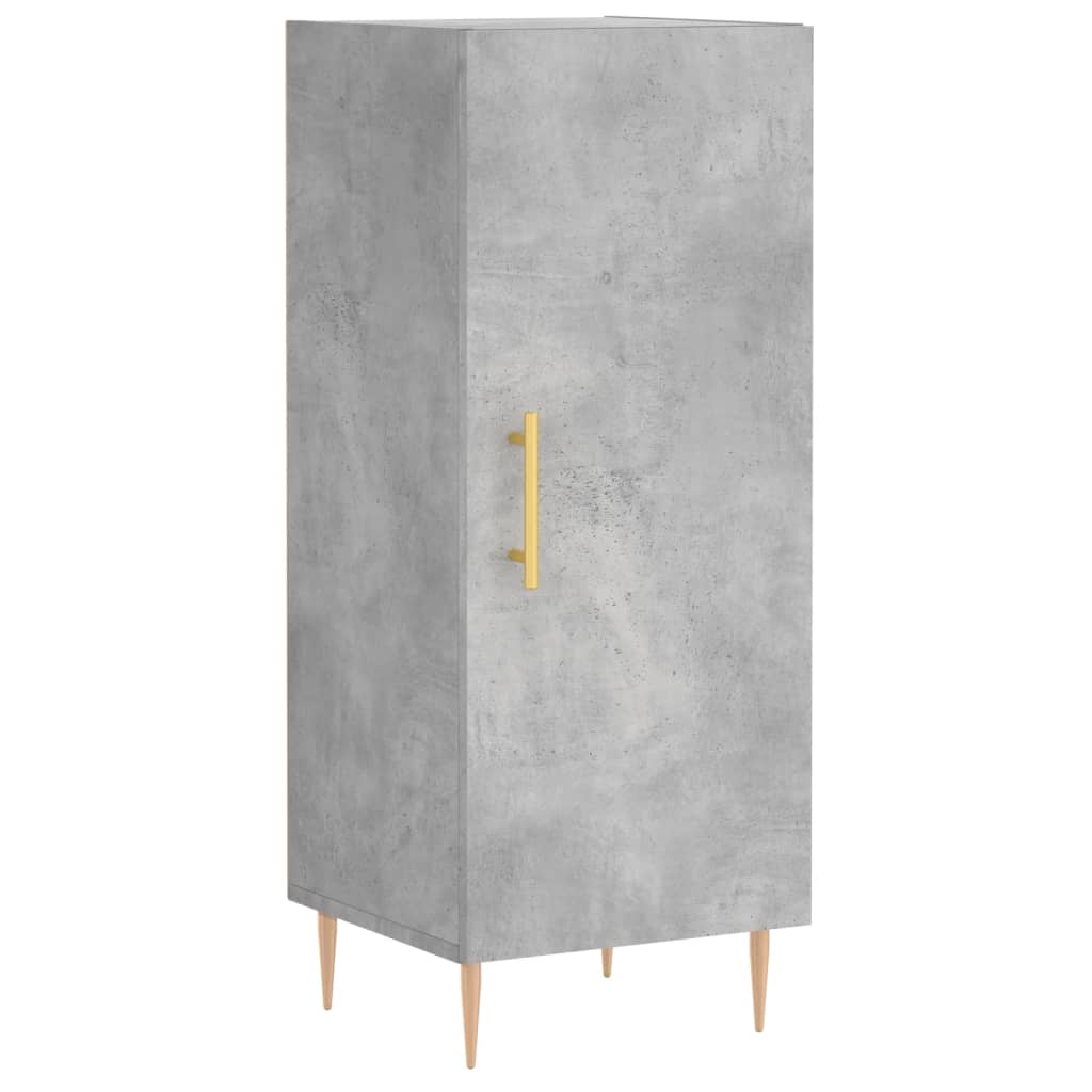 Sideboard Concrete Grey 34.5x34x90 cm Engineered Wood