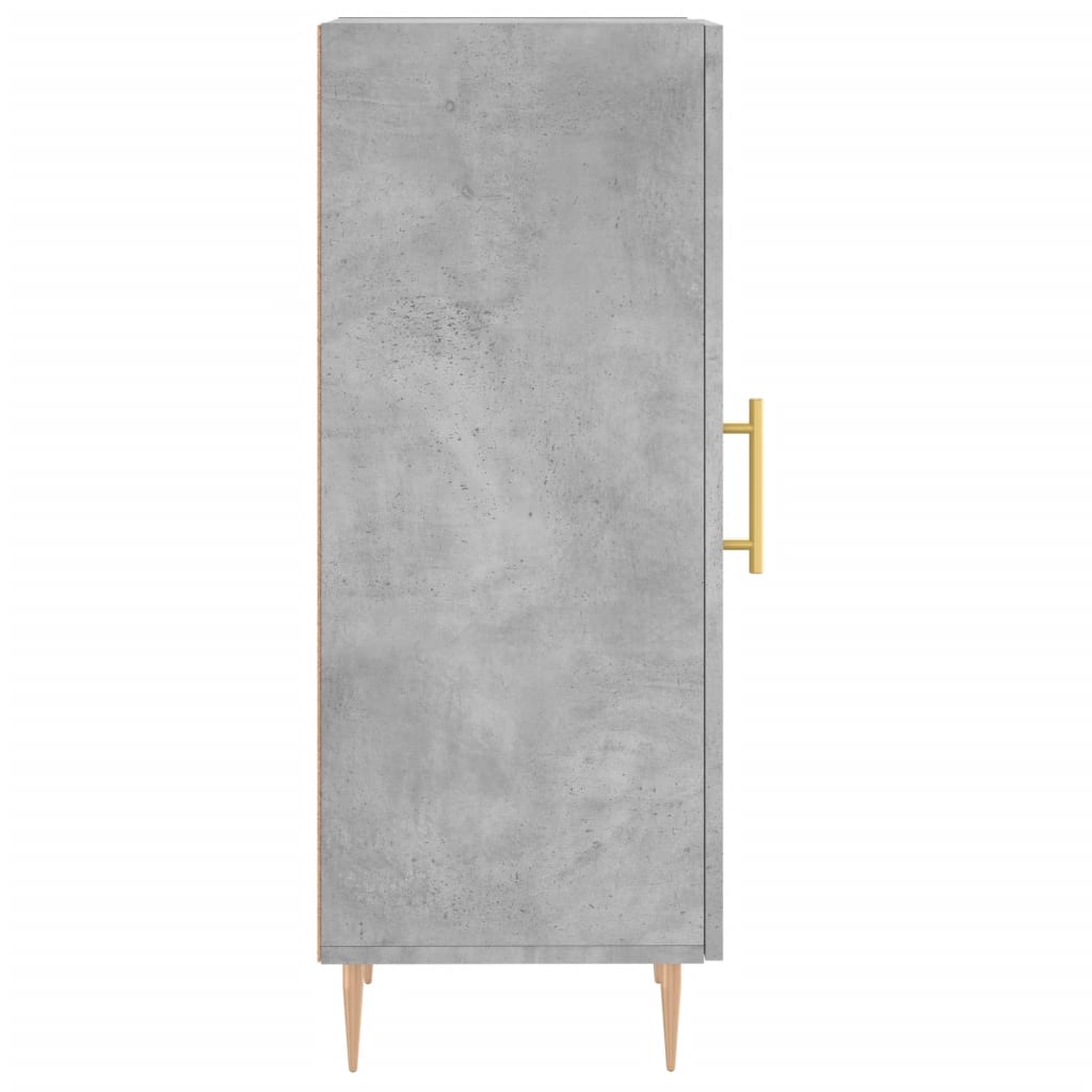 Sideboard Concrete Grey 34.5x34x90 cm Engineered Wood