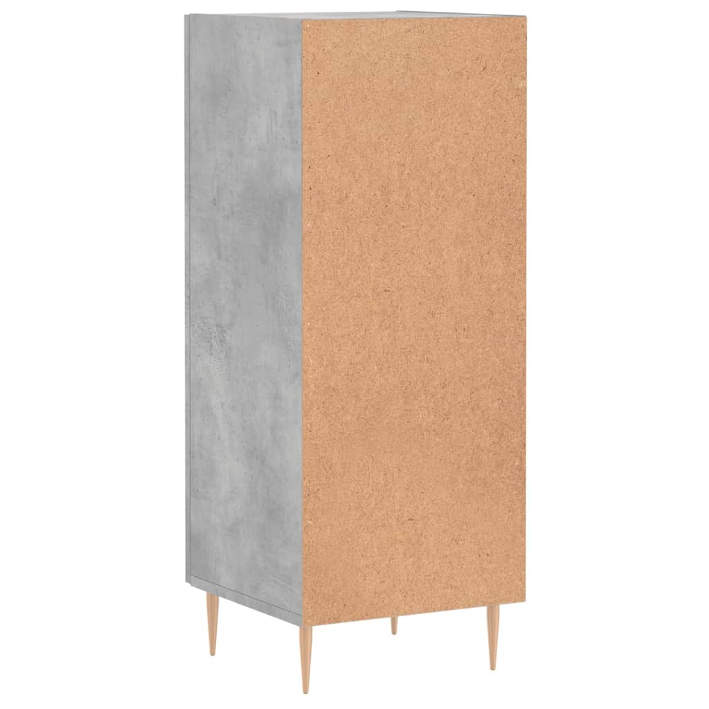 Sideboard Concrete Grey 34.5x34x90 cm Engineered Wood