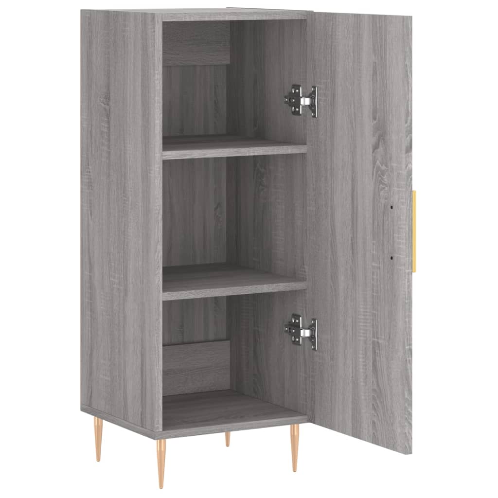 Sideboard Grey Sonoma 34.5x34x90 cm Engineered Wood