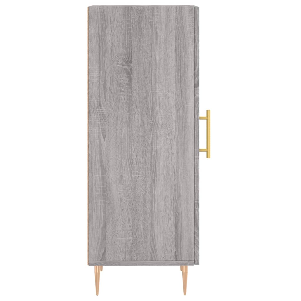 Sideboard Grey Sonoma 34.5x34x90 cm Engineered Wood