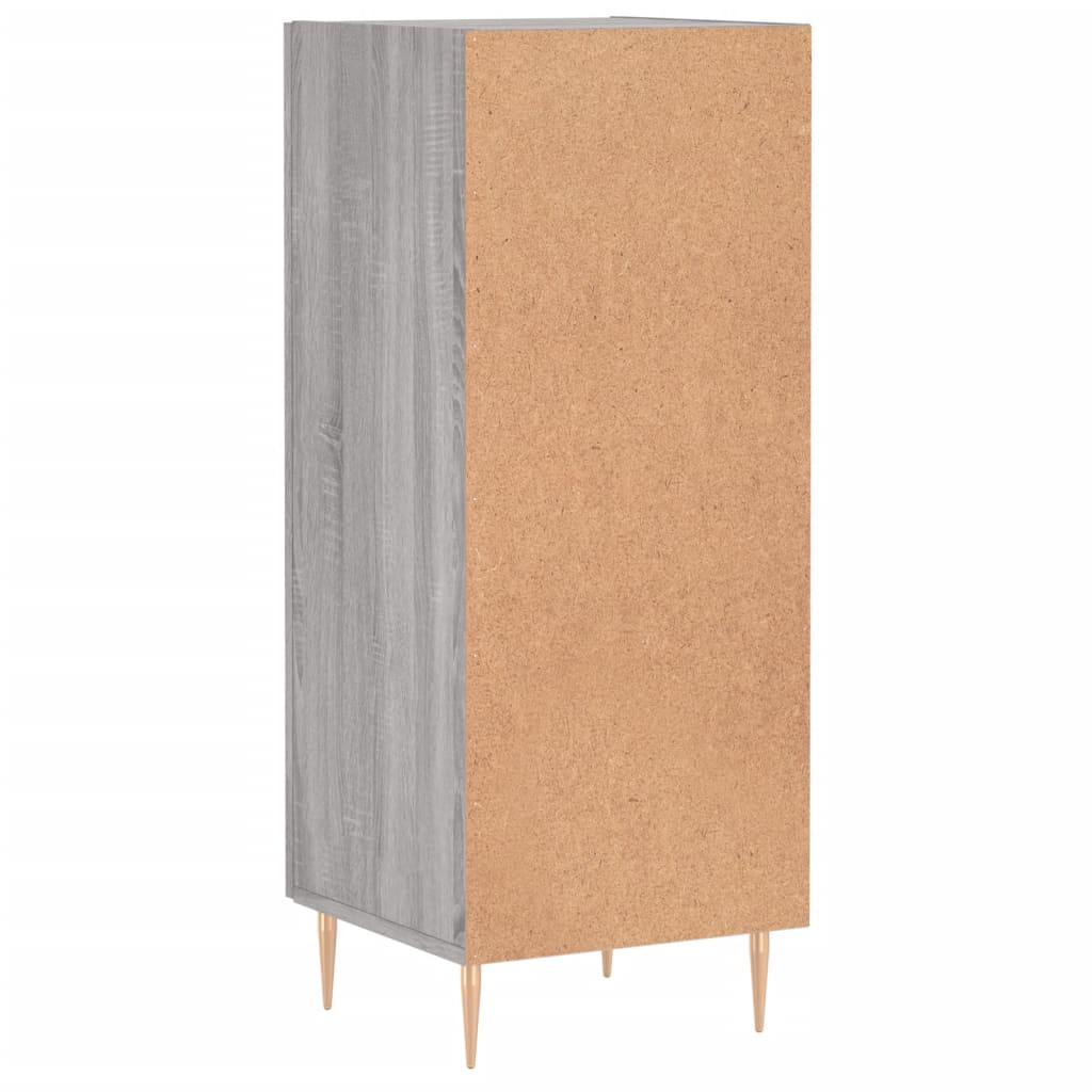 Sideboard Grey Sonoma 34.5x34x90 cm Engineered Wood