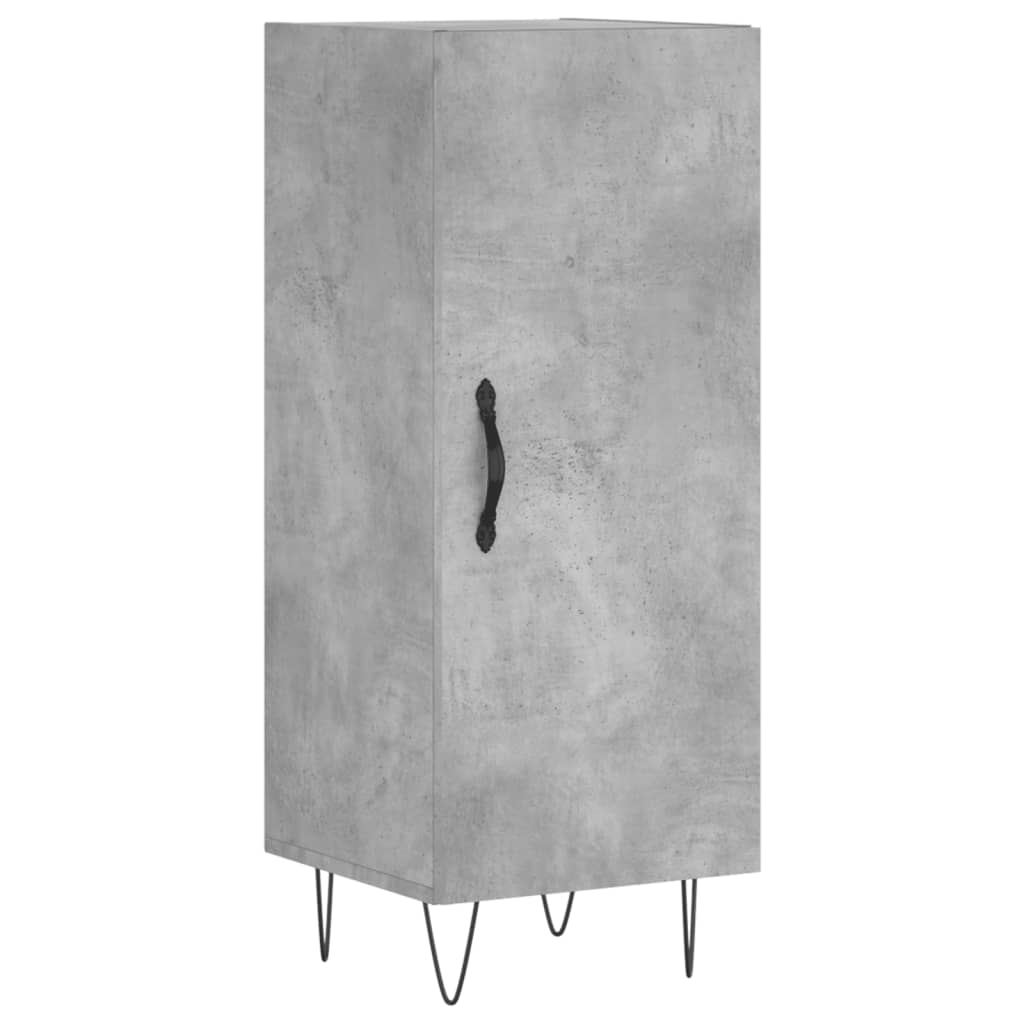 Sideboard Concrete Grey 34.5x34x90 cm Engineered Wood