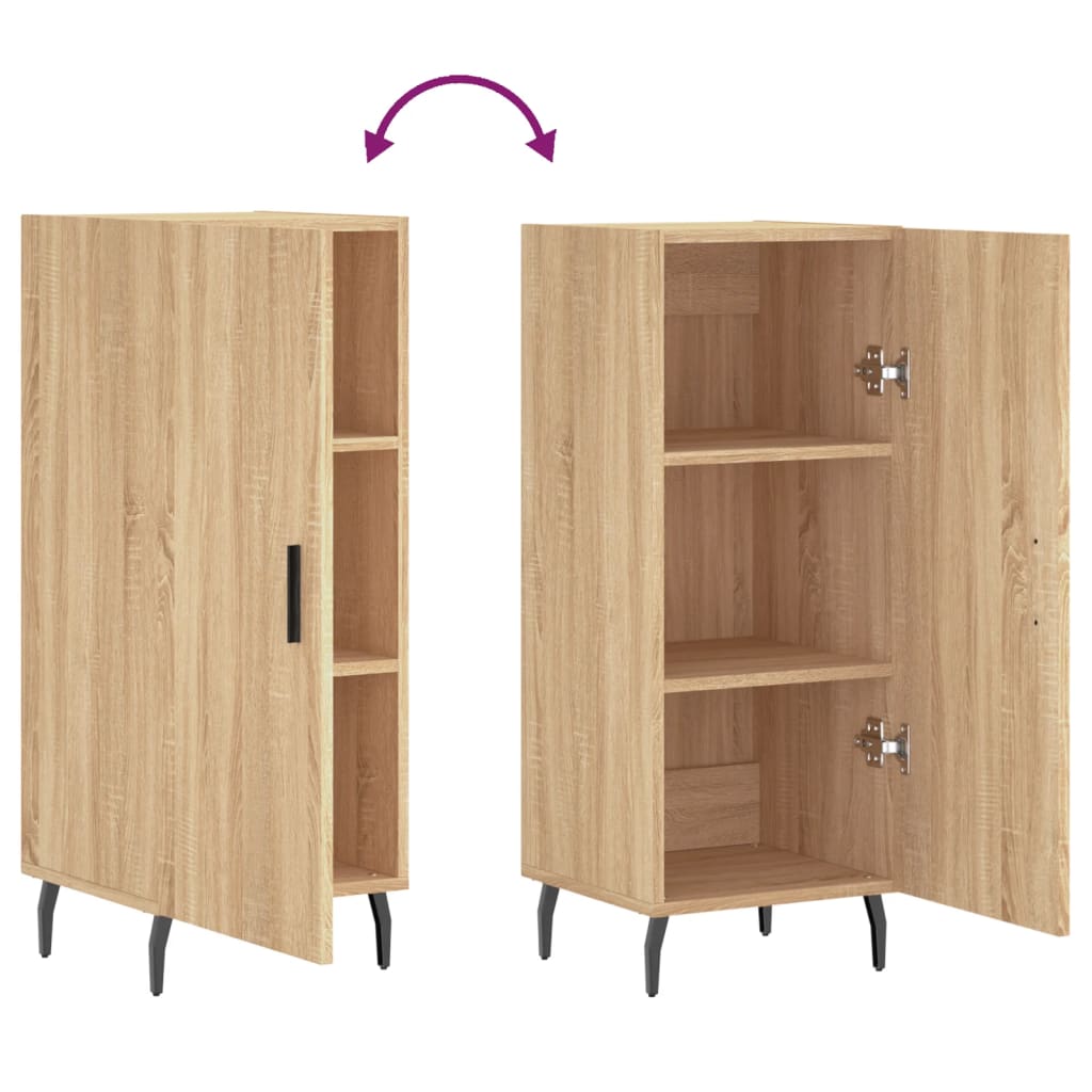 Sideboard Sonoma Oak 34.5x34x90 cm Engineered Wood