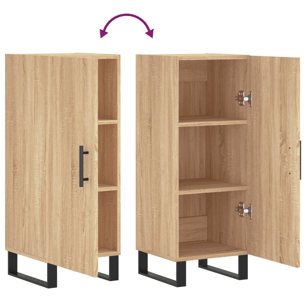 Sideboard Sonoma Oak 34.5x34x90 cm Engineered Wood