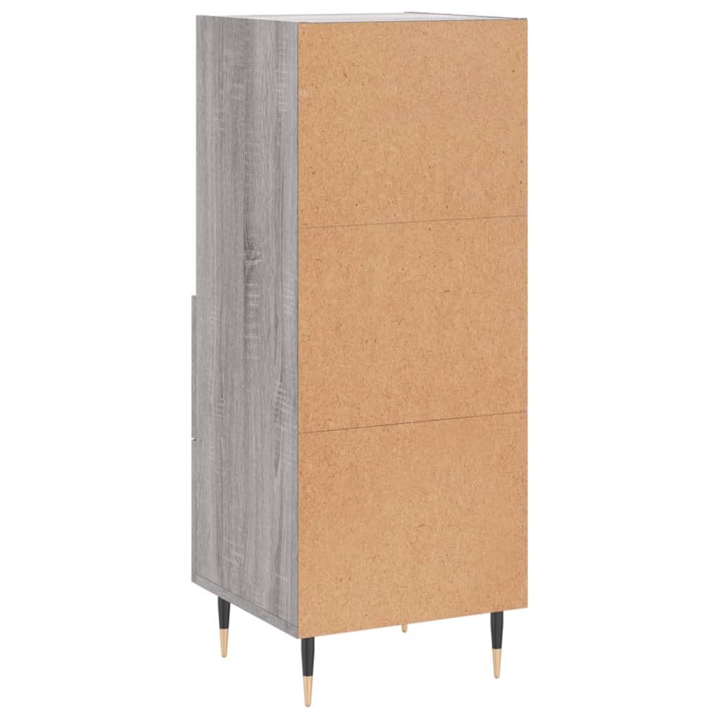 Sideboard Grey Sonoma 34.5x34x90 cm Engineered Wood