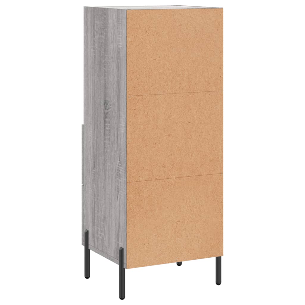 Sideboard Grey Sonoma 34.5x34x90 cm Engineered Wood