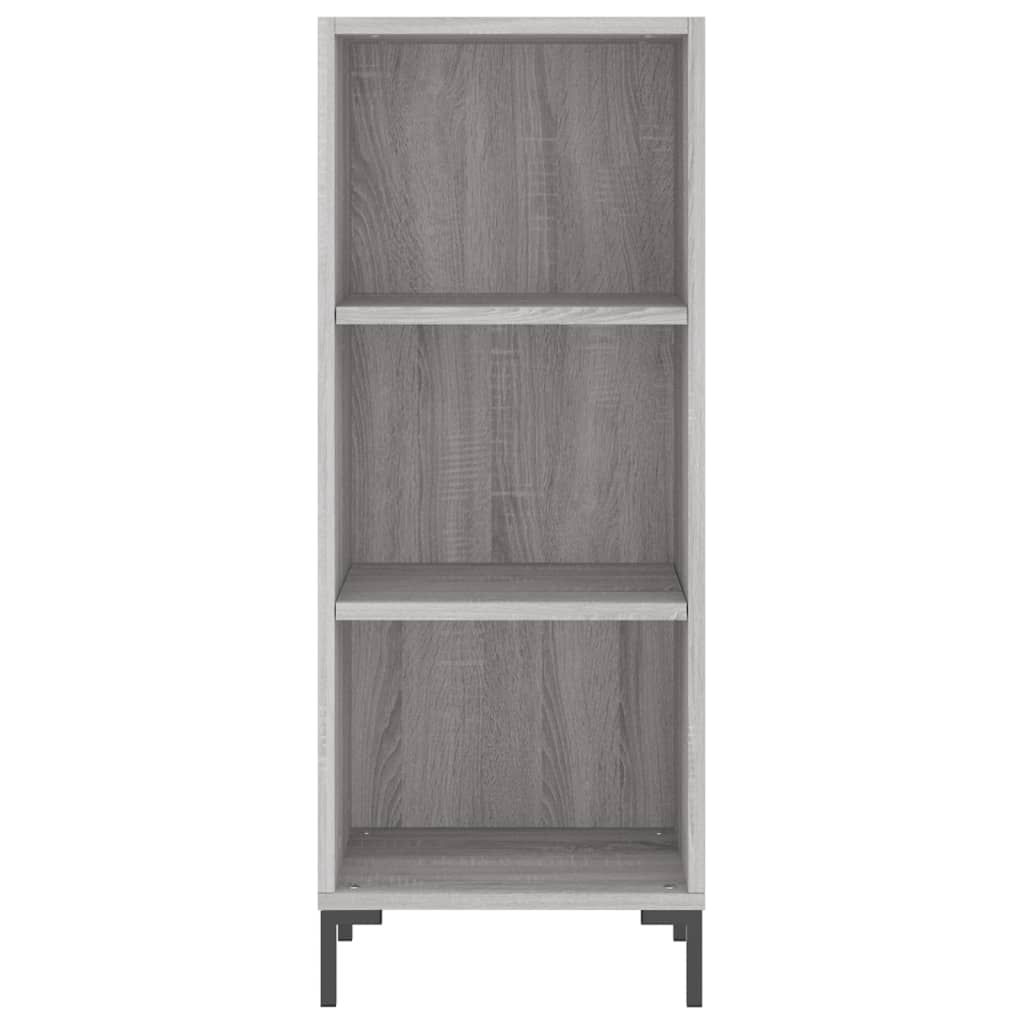 Sideboard Grey Sonoma 34.5x32.5x90 cm Engineered Wood
