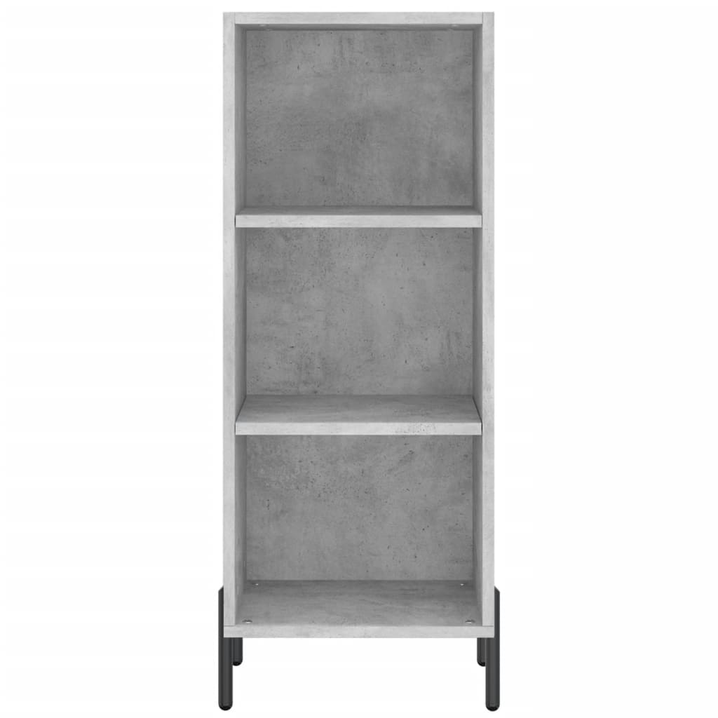 Sideboard Concrete Grey 34.5x32.5x90 cm Engineered Wood