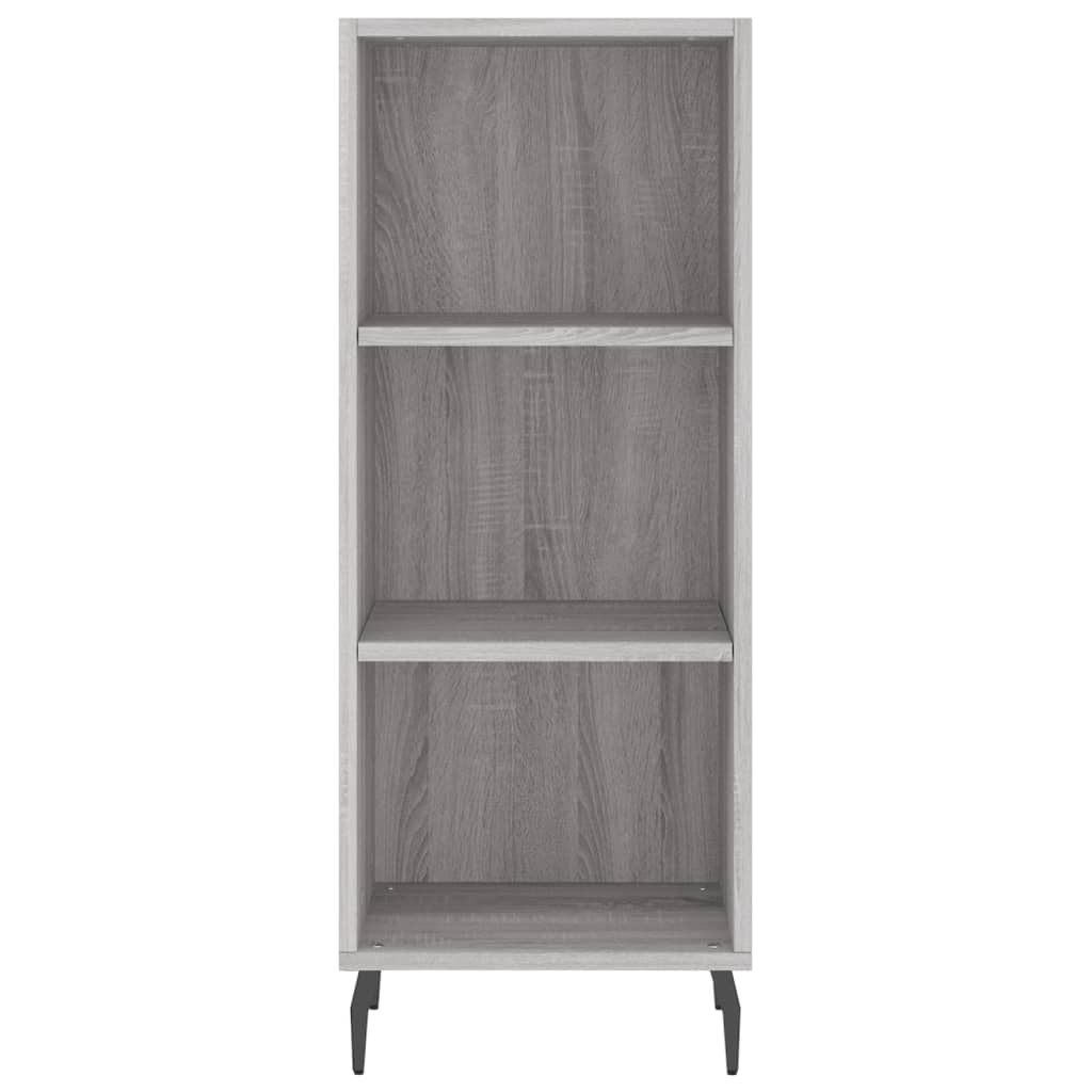 Sideboard Grey Sonoma 34.5x32.5x90 cm Engineered Wood